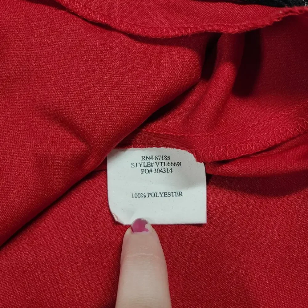 Ruby Rox Vintage Y2K Sparkling Fairy grunge dress SZ Small whimsigoth Party Red - Picture 12 of 12